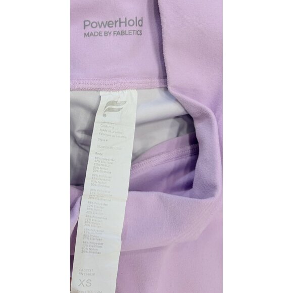 Fabletics Lavender PowerHold High-Waist Leggings XS - Picture 2 of 4